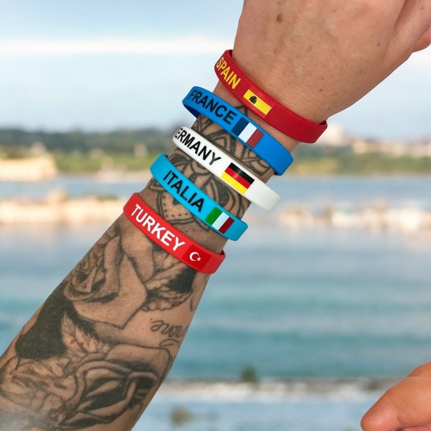 Silikon Nation Fanarmbänder