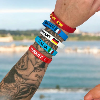 Silikon Nation Fanarmbänder